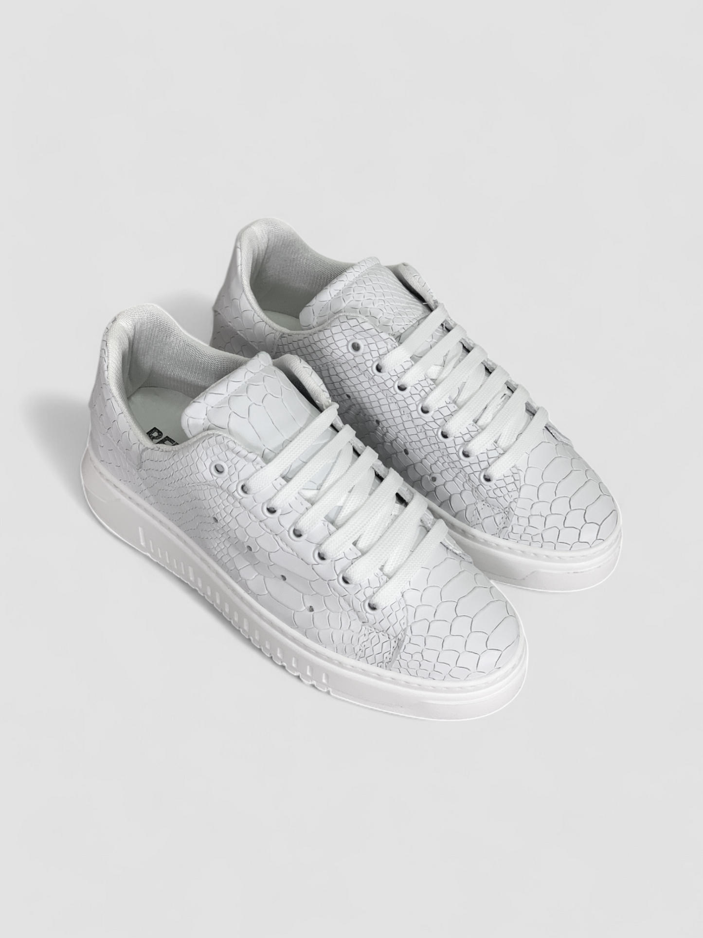 Sneakers fondo Army stile Anaconda colore bianco