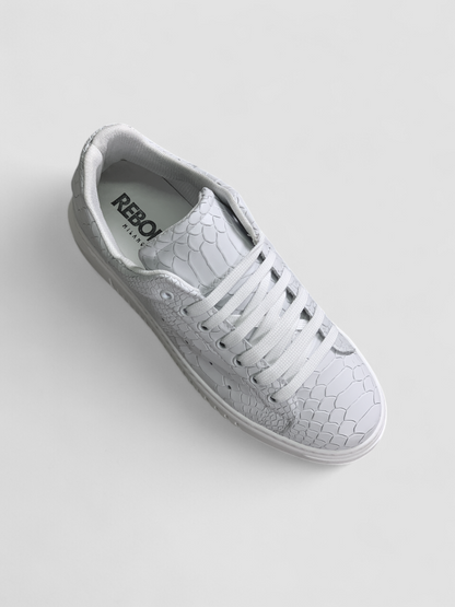 Sneakers fondo Army stile Anaconda colore bianco