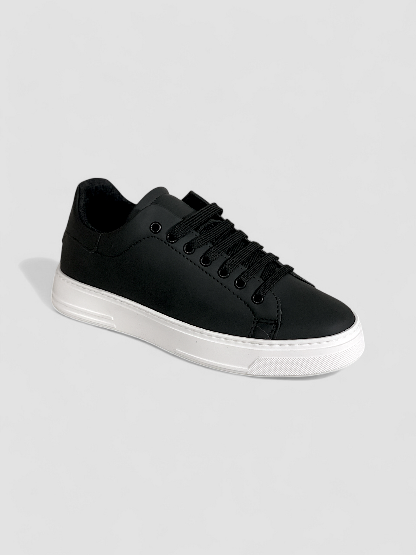 Sneakers fondo Basic colore Nero